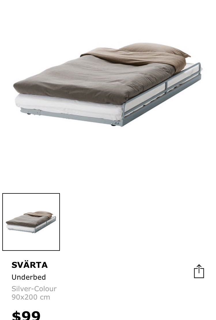 Under Bed Frame For Bunk