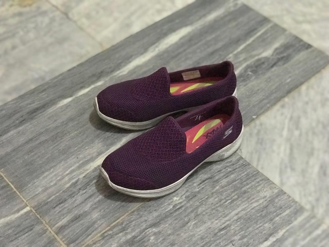 skechers goga max womens purple