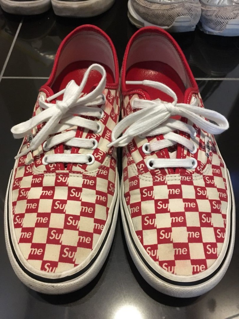 Vans supreme checkerboard top