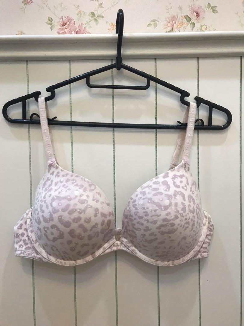 Victoria’s Secret Pink Leopard print Push-up Bra 38B