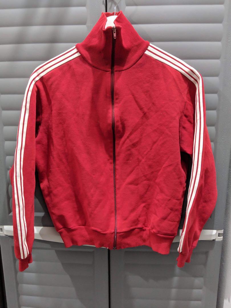 plain red tracksuit