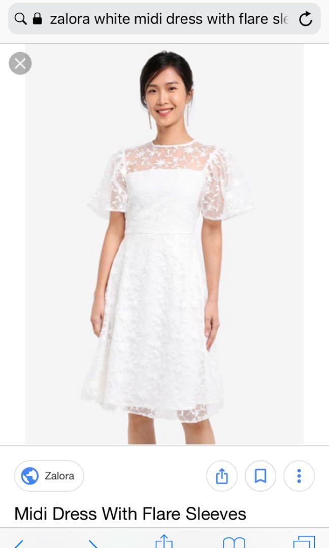 white dress zalora