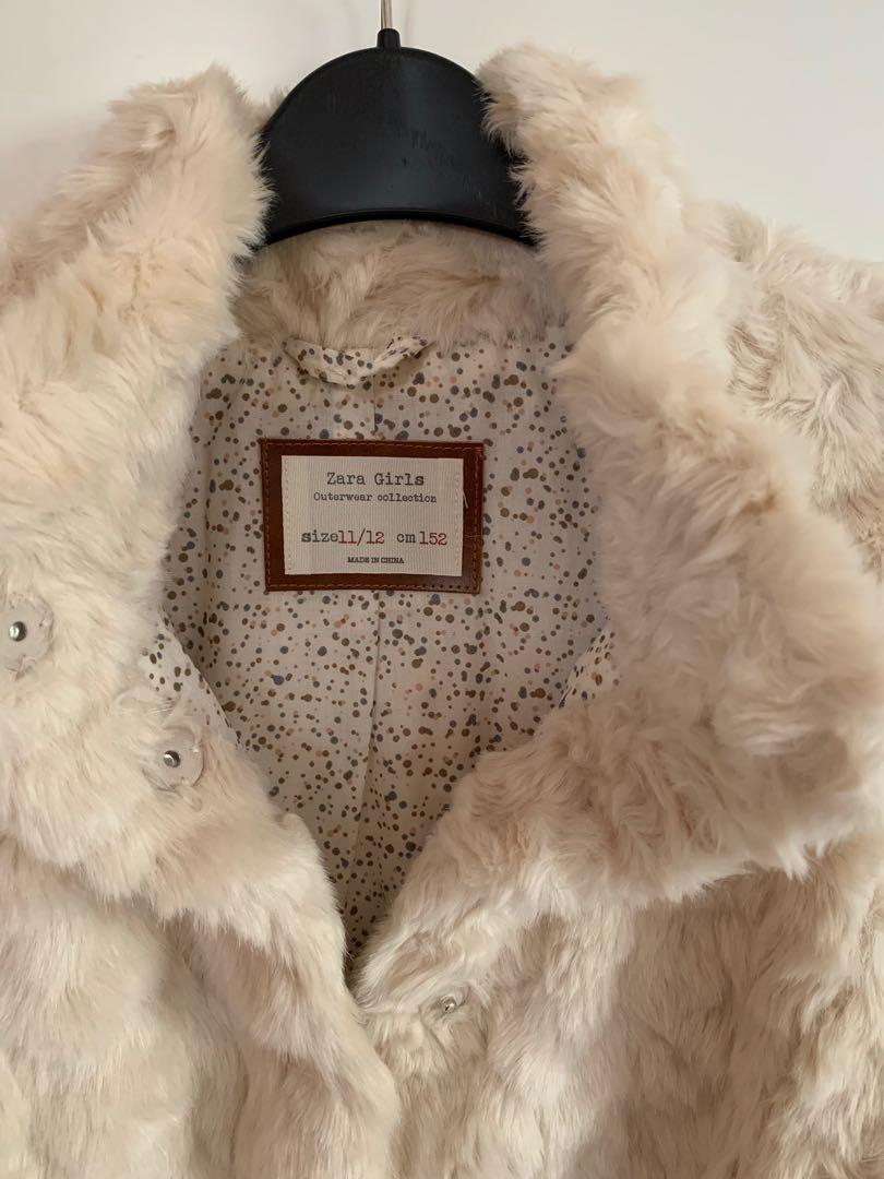 Girls faux fur gilet sale
