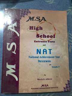 Msa High School Entrance Tests And Nat Reviewer For Grade 6 Msa High School Entrance Tests And Nat Reviewer For Grade 6