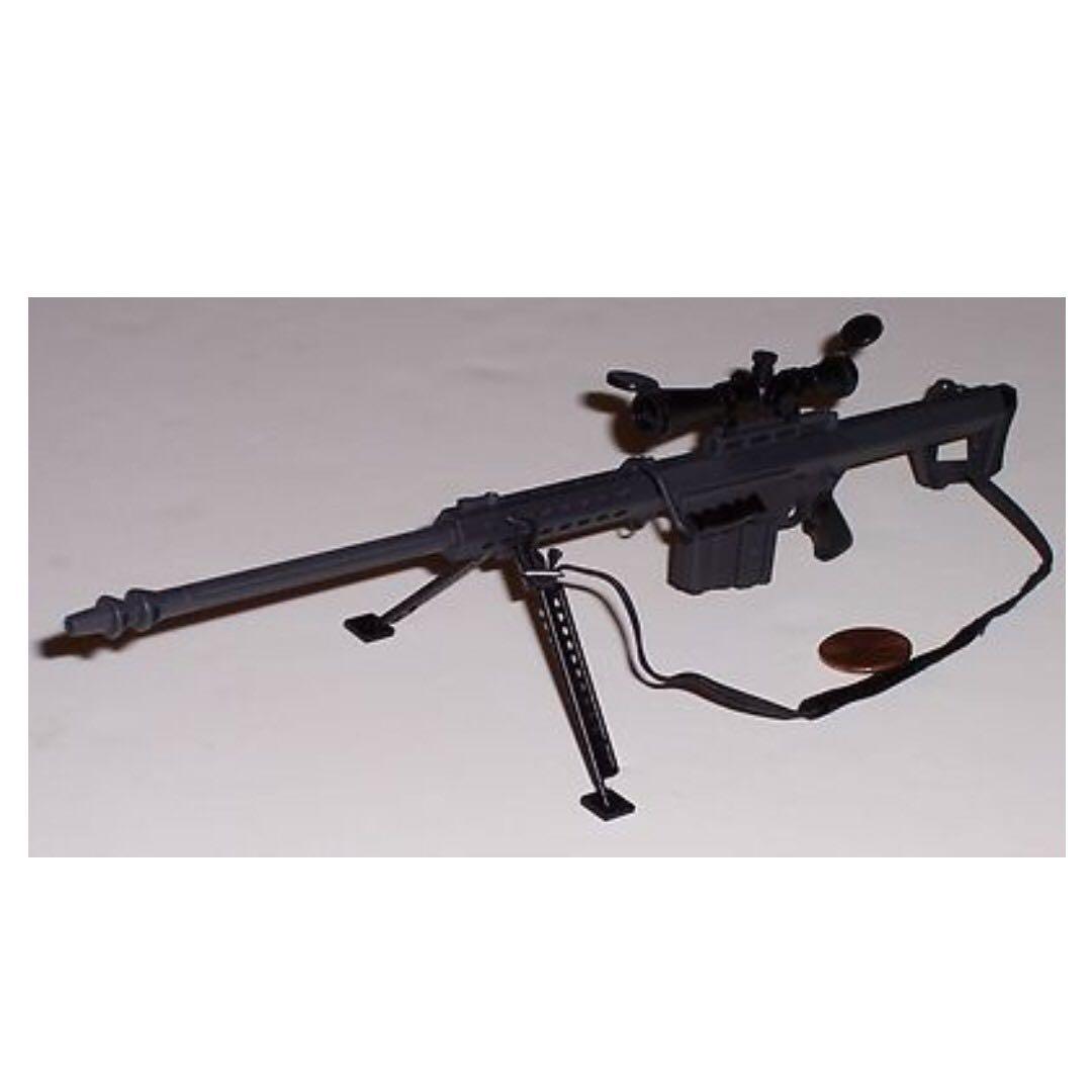 Grey & Red MRAD Sniper Rifle w/Folding Stock Details about   1/6 scale toy RIFLE 