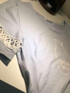 drink milk cute tee