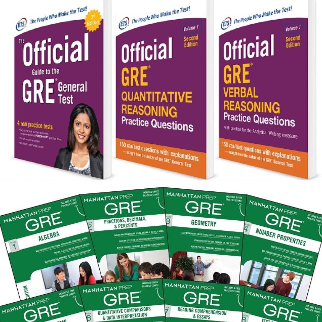 Gre Ultimate Bundle 3 Official Guide Og 3rd Ed General