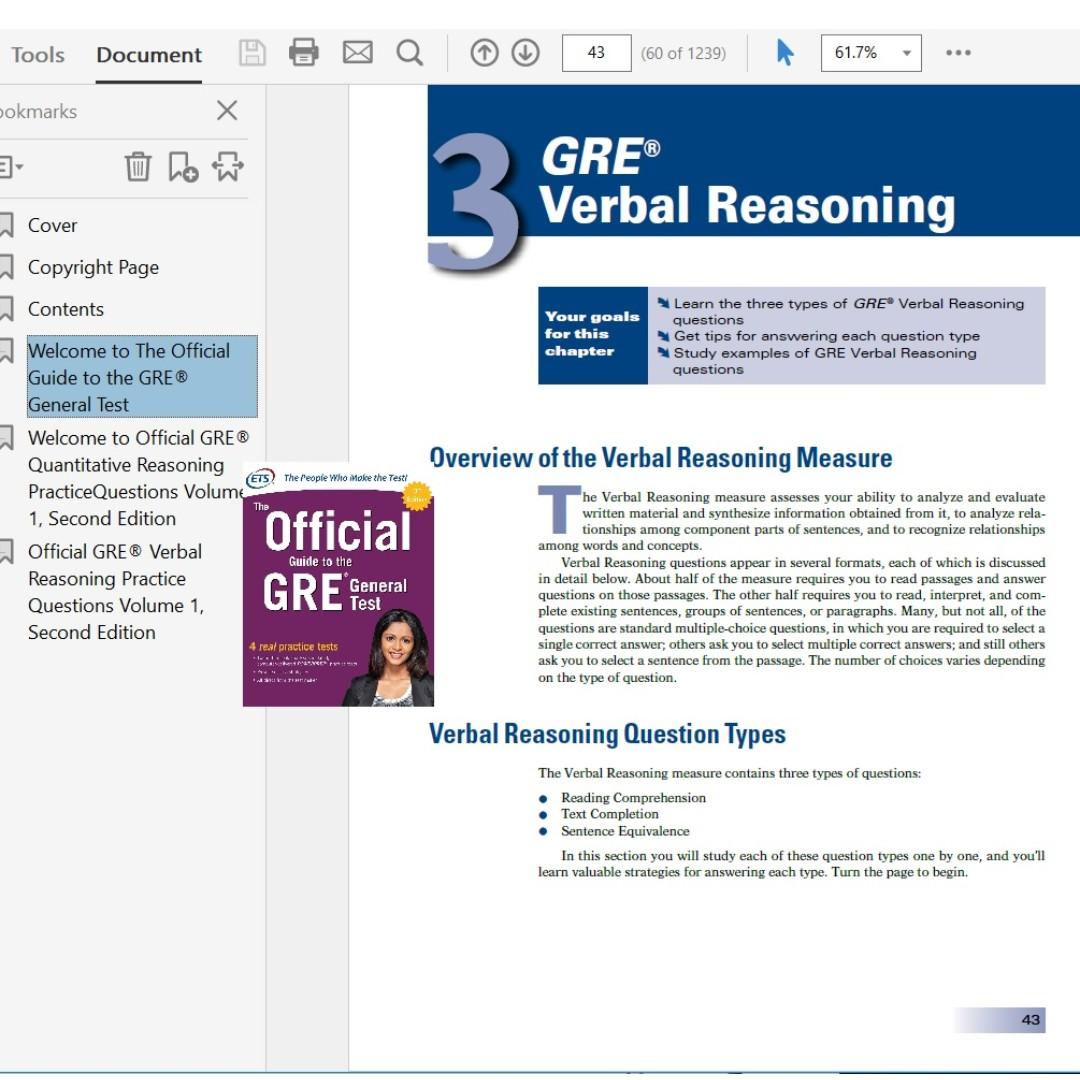 Gre Ultimate Bundle 3 Official Guide Og 3rd Ed General