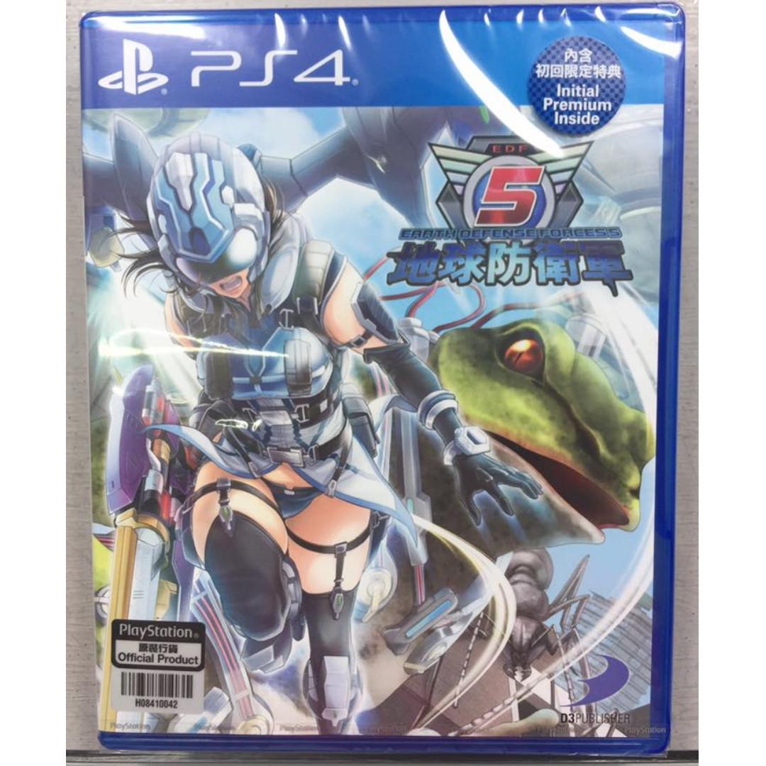 全新ps4 地球防衛軍5 Edf 5 Earth Defense Force 5 行貨中文版 遊戲機 遊戲機遊戲 Playstation Carousell