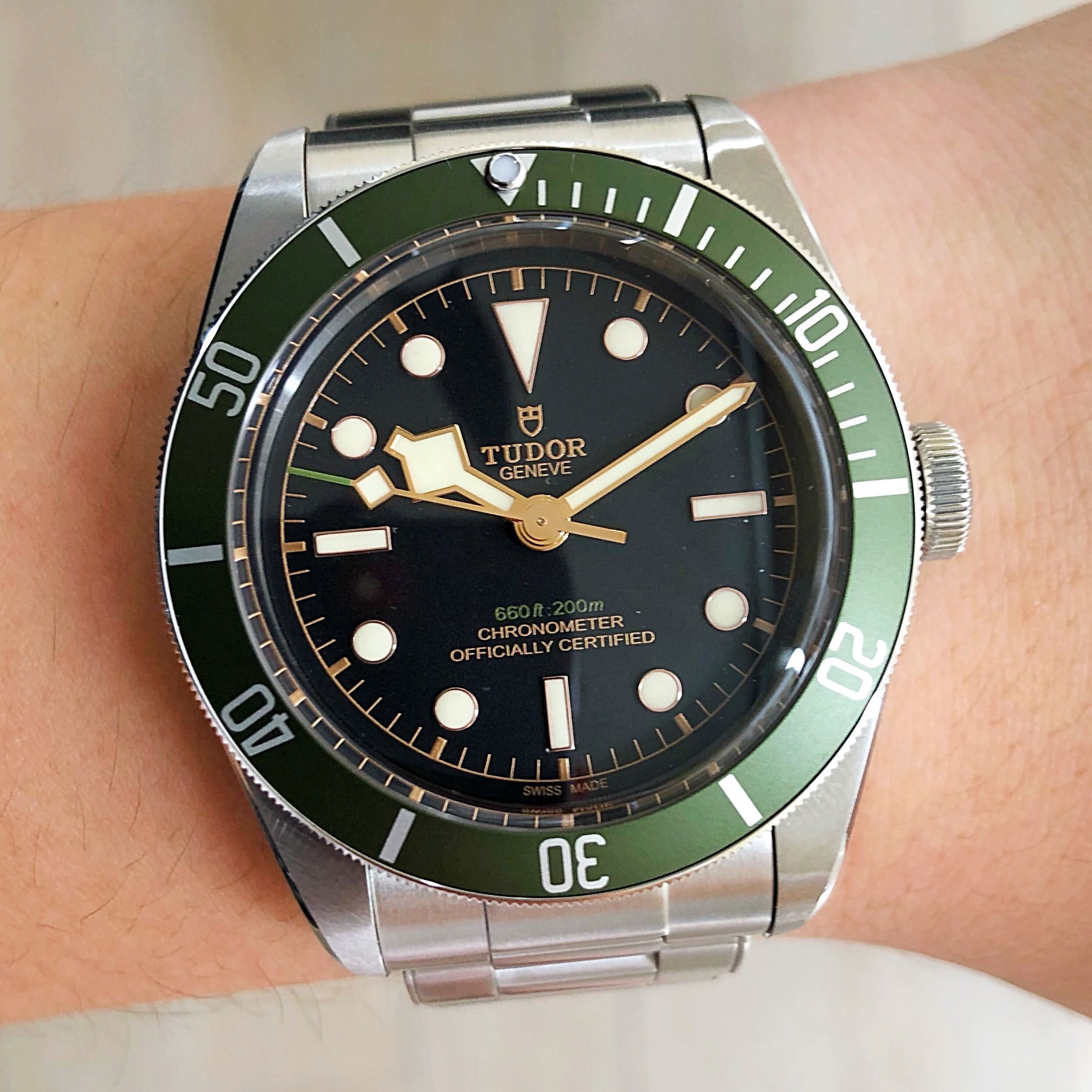 Sold Tudor Black Bay Harrods Luxury Watches On Carousell