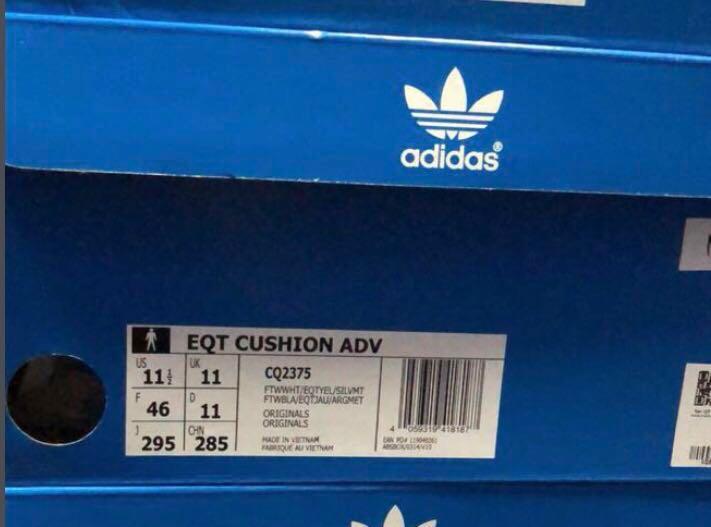 Adidas EQT Cushion Adv Men s Fashion Footwear Sneakers on Carousell