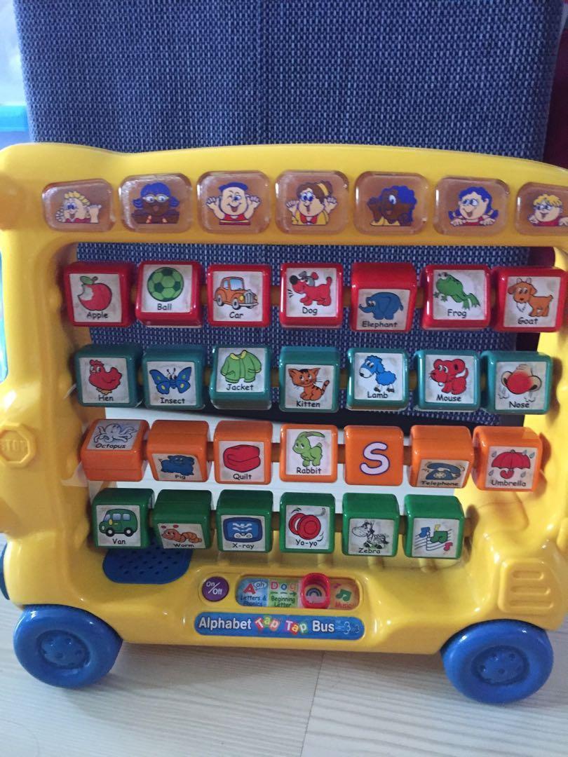 Vtech Alphabet Learning Bus Toy Youtube