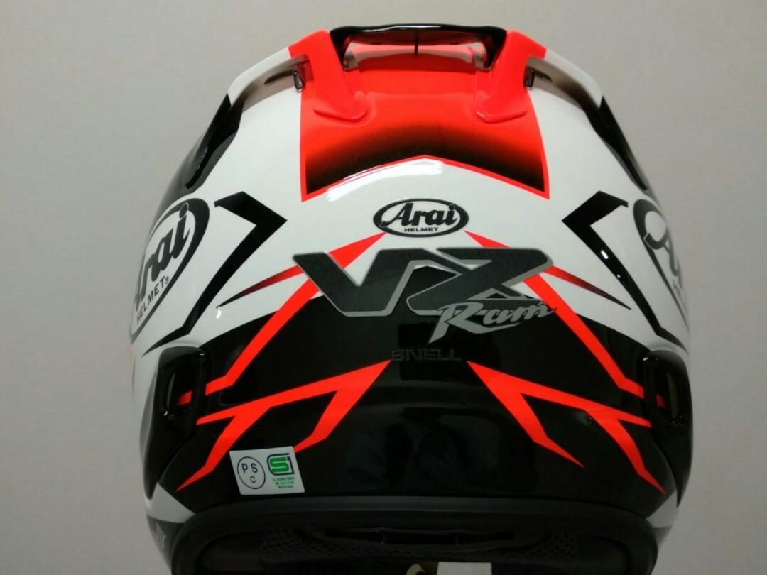 Arai Vz Ram Ghost Ready Stock Motorcycles Motorcycle Apparel On Carousell