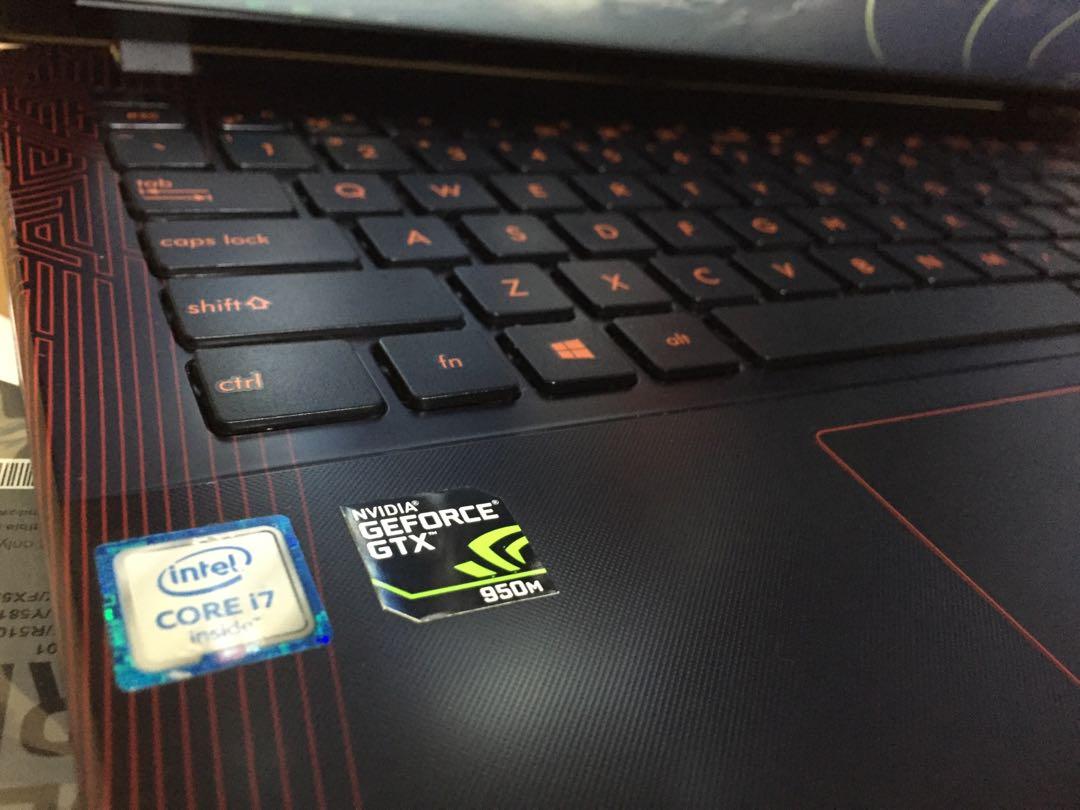 Asus X550v Core I7 6th Gen Nvidia Gtx 950 Fullset Windows Original Elektronik Komputer Laptop Di Carousell
