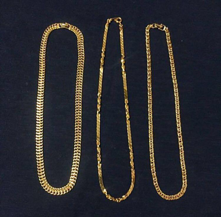 BN 24K (999) Gold Plated Necklace Chain 