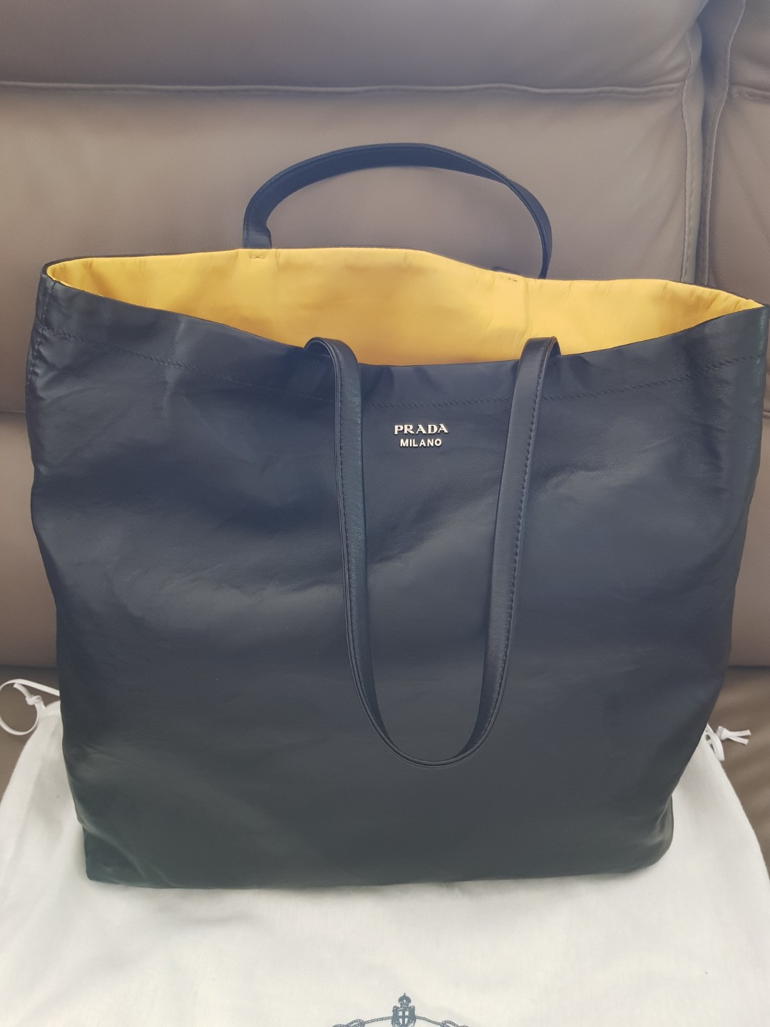 leather reversible tote