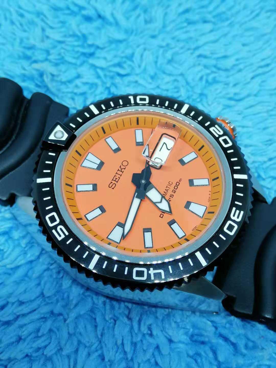 BNIB Seiko Diver Srp497k1 Orange Stargate Men s Fashion Watches
