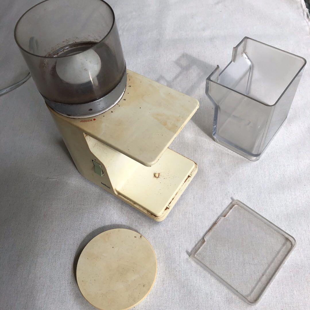 Braun coffee grinder vintage design Dieter Rams, TV & Home