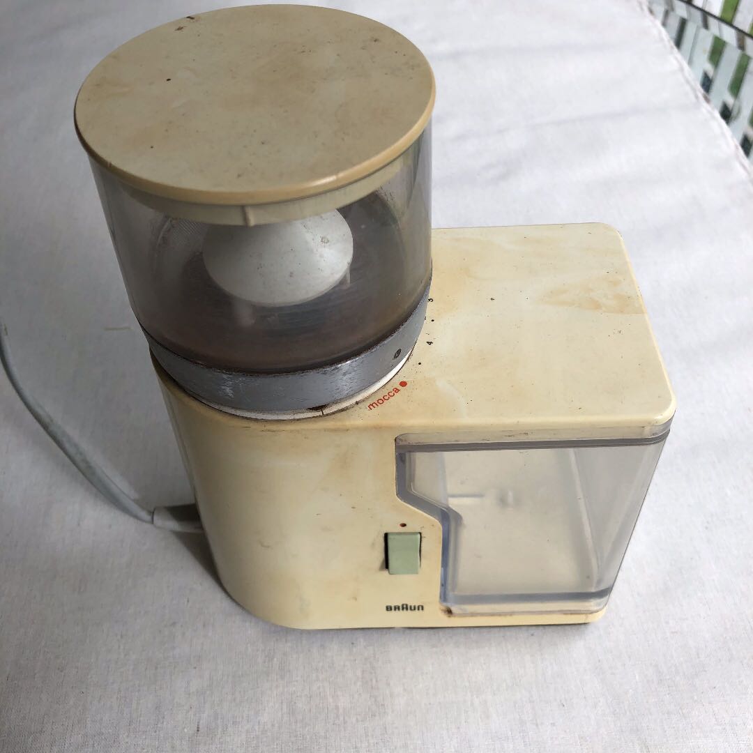 Braun coffee grinder vintage design Dieter Rams, TV & Home