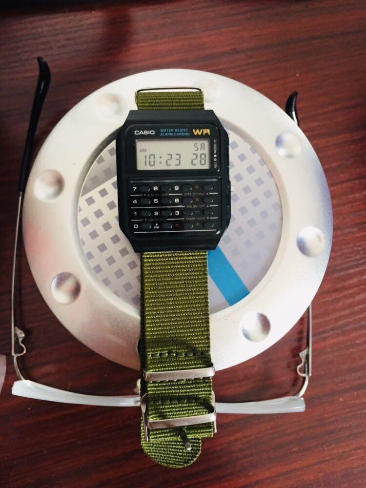 Casio CA 53W 1Z Databank x Nato Strap MY1212