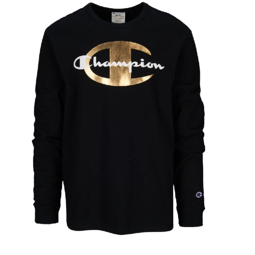 black gold champion hoodie