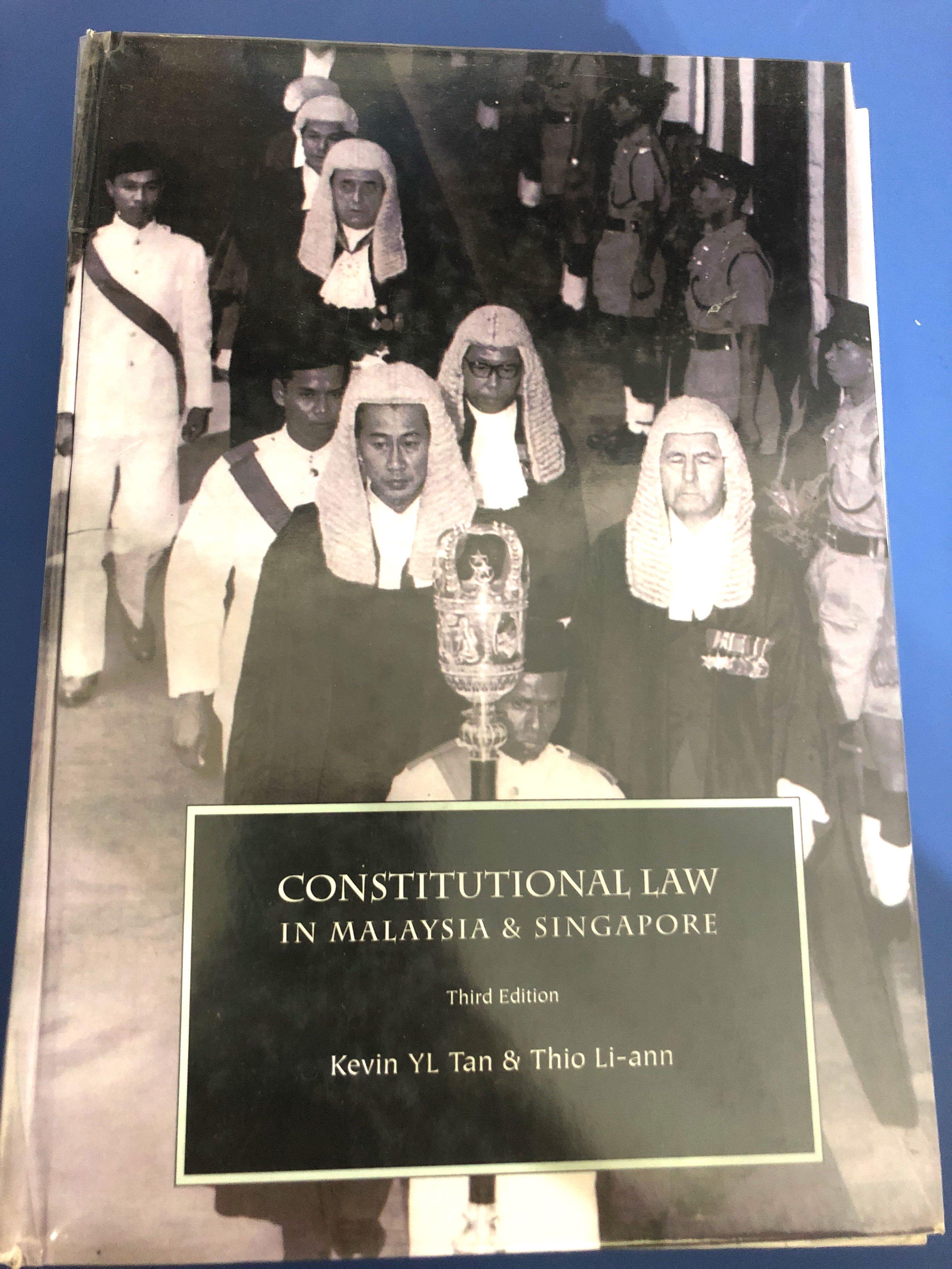 Constitutional Law In Malaysia And Singapore Books Stationery Textbooks Tertiary On Carousell