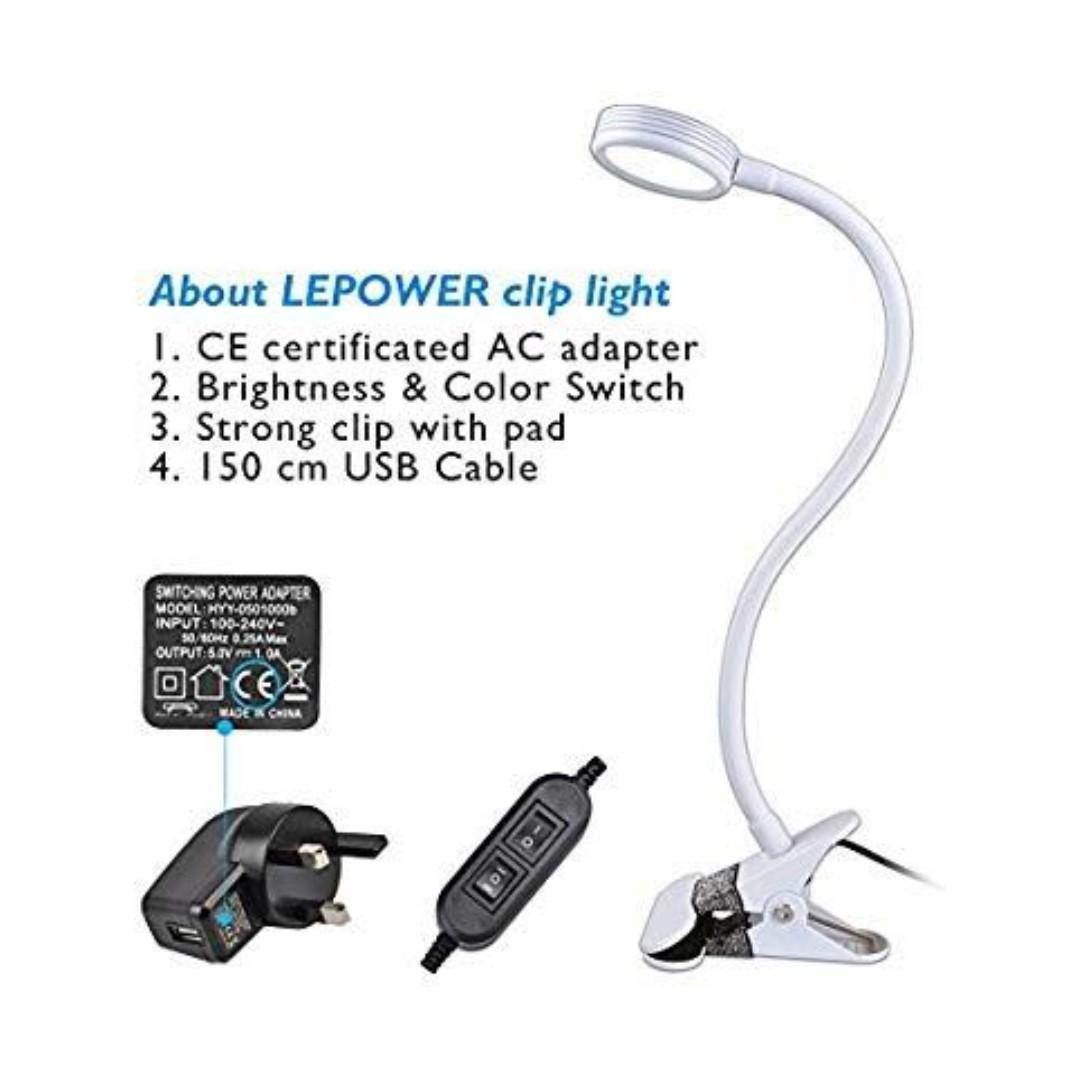 lepower clip on light