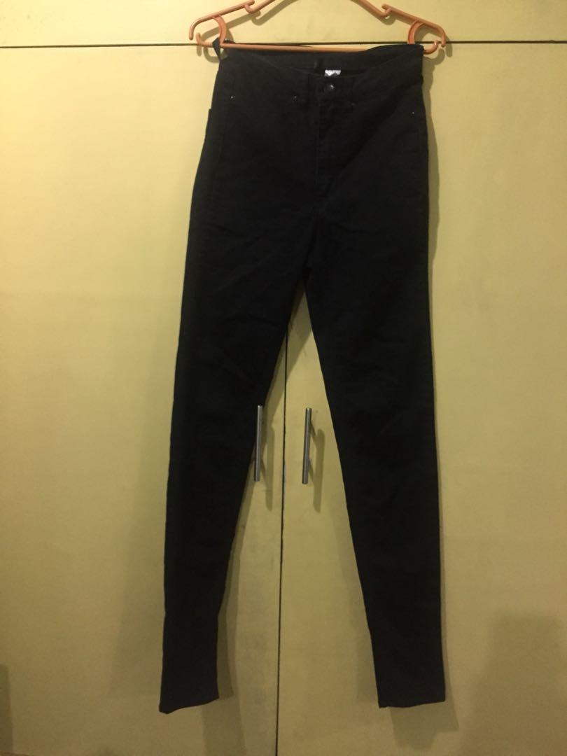Forever 21 black high waisted pants 