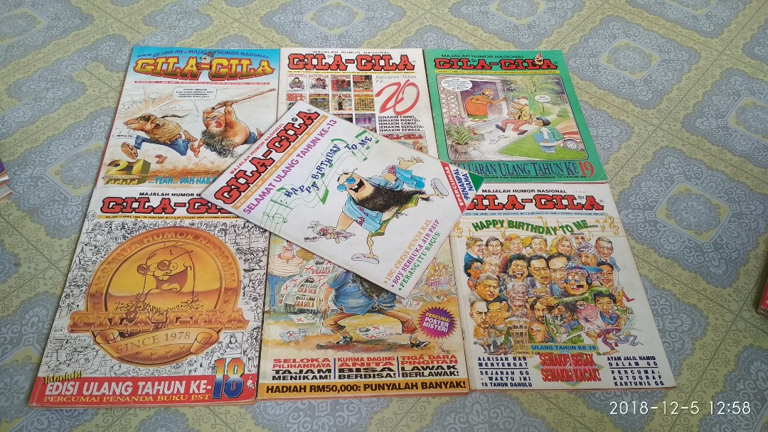 Gila Gila, Hobbies & Toys, Books & Magazines, Comics & Manga on Carousell