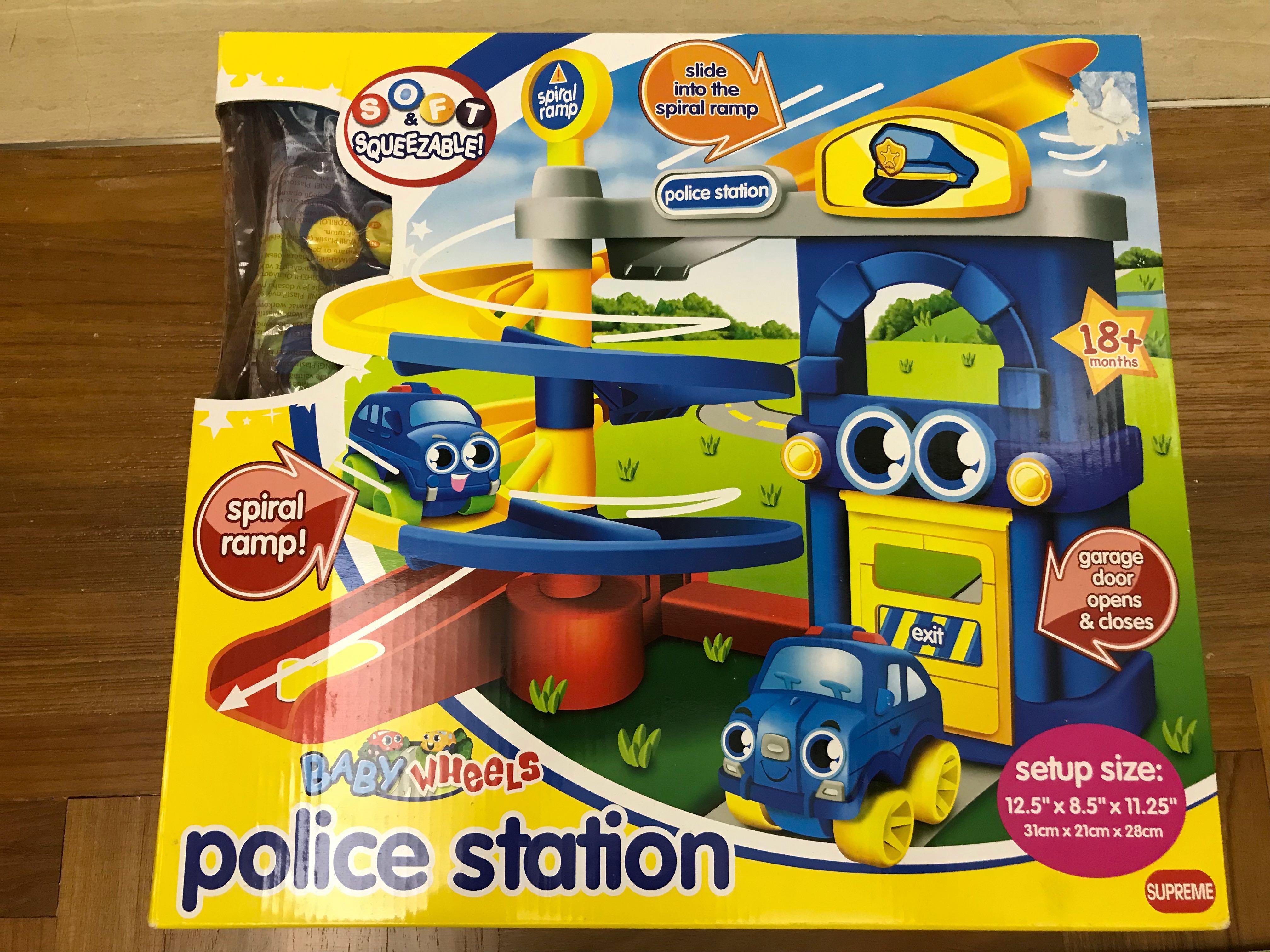 Baby wheels shop police station
