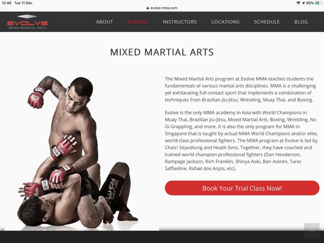 Gym membership Evolve (Category: Cardio & Fitness Machines) located in Singapore. Submitted by lealiqi (Listing ID 204088788, Image 1). Description: Evolve Membership - Orchard Ends in 10apr 2019 Transfer due to relocation to Europe Mixed Martial Arts, BJJ, Boxing, etc .