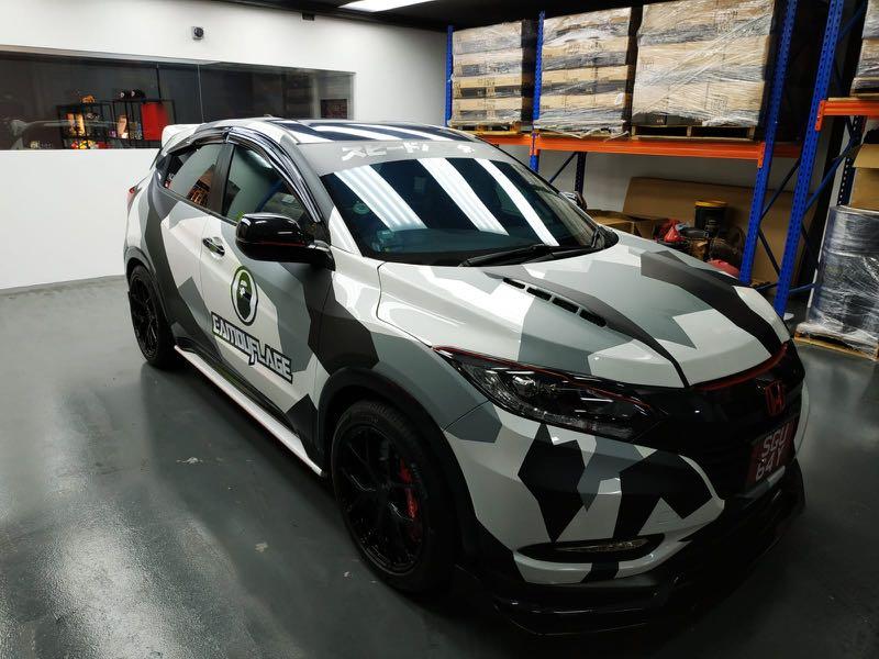 Honda Vezel Car Wrap Camouflage Car Accessories Car Workshops Services On Carousell Honda Vezel Car Wrap Camouflage Car Accessories Car Workshops Services On Carousell