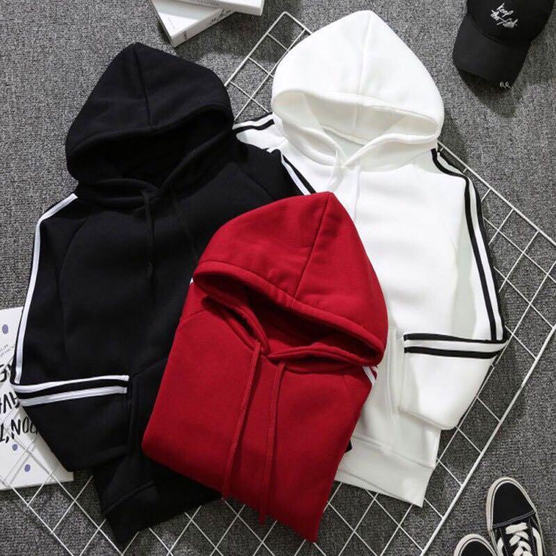 Hoodie Sweater Jumpsuit Black Red White Harajuku Korean Style