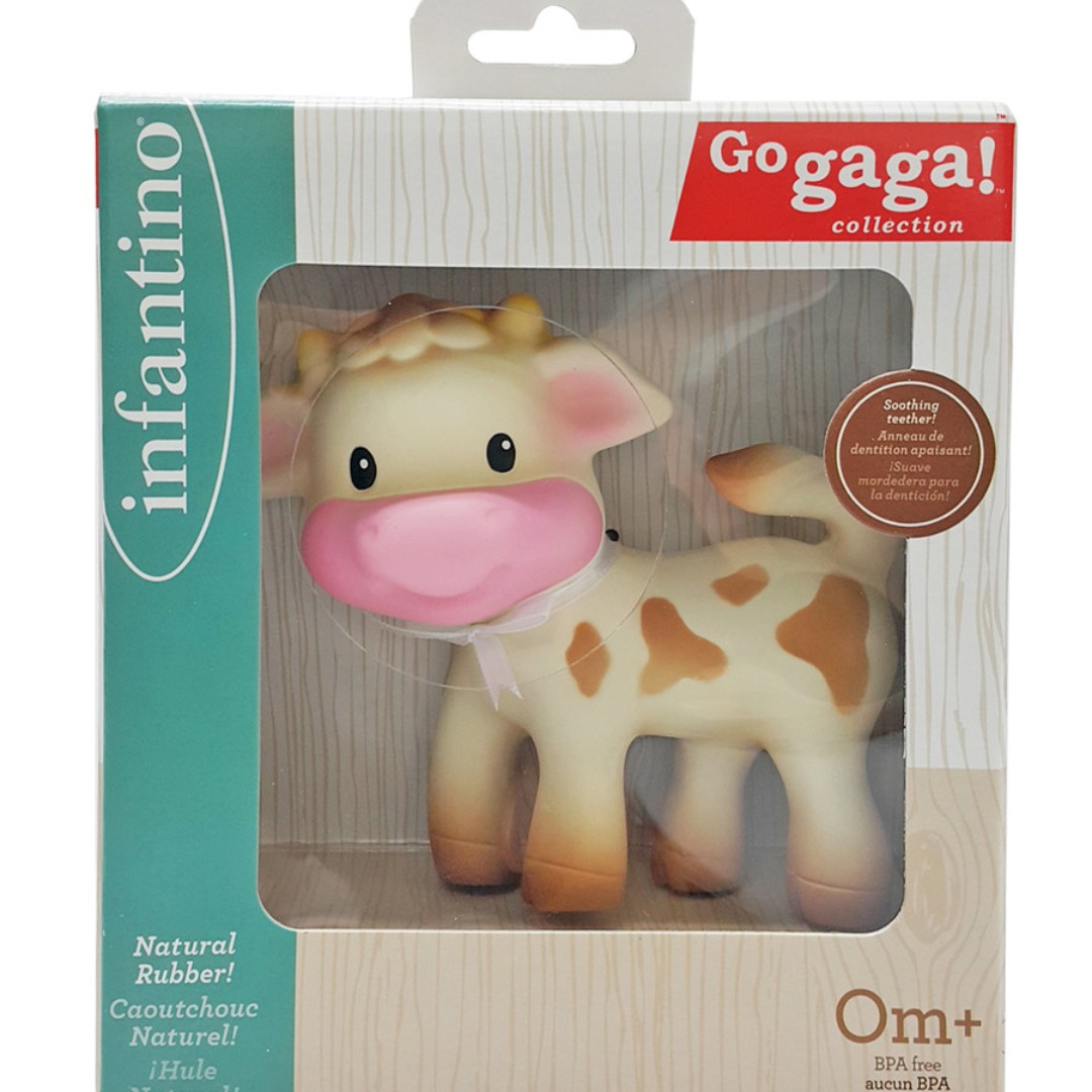 Infantino Squeeze & Teethe COW, Babies & Kids, Nursing & Feeding, Weaning & Toddler Feeding on