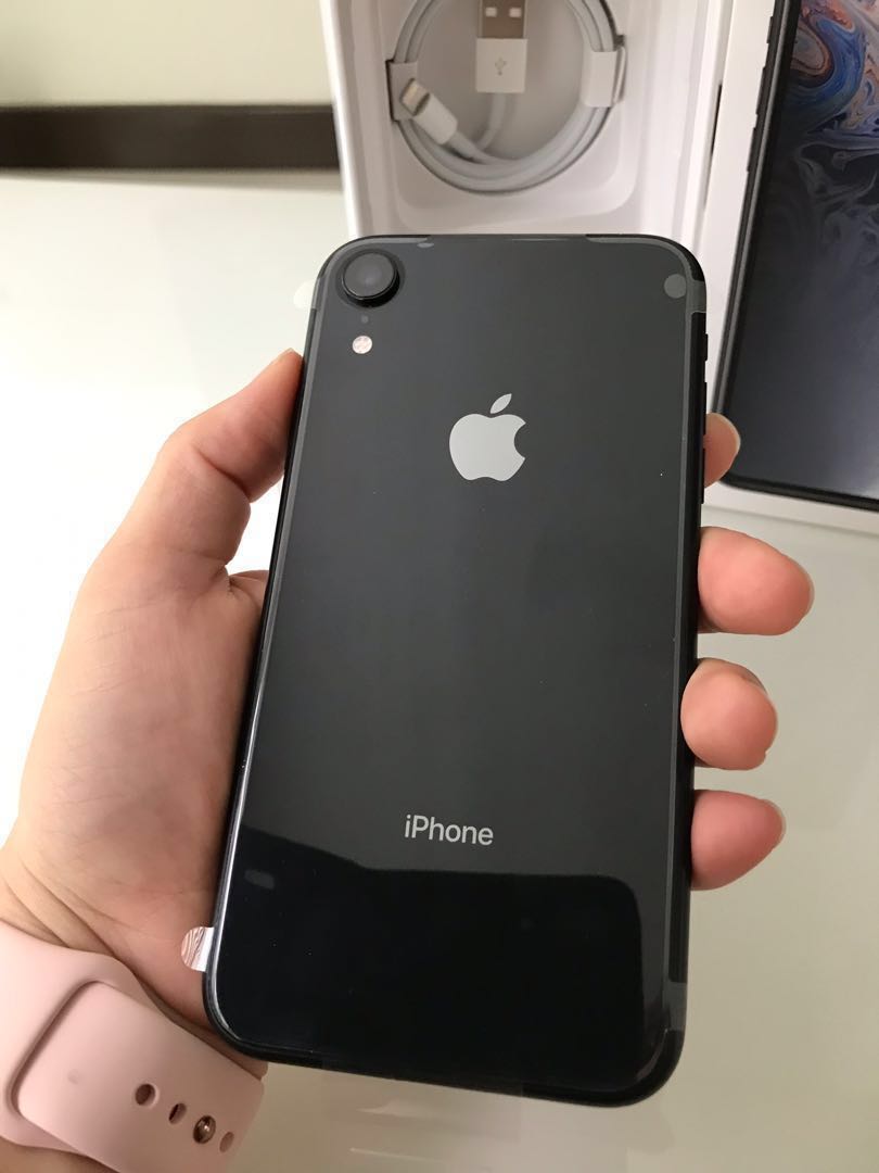 iPhone XR Black 128 GB SIMフリーiPhonex - スマートフォン本体
