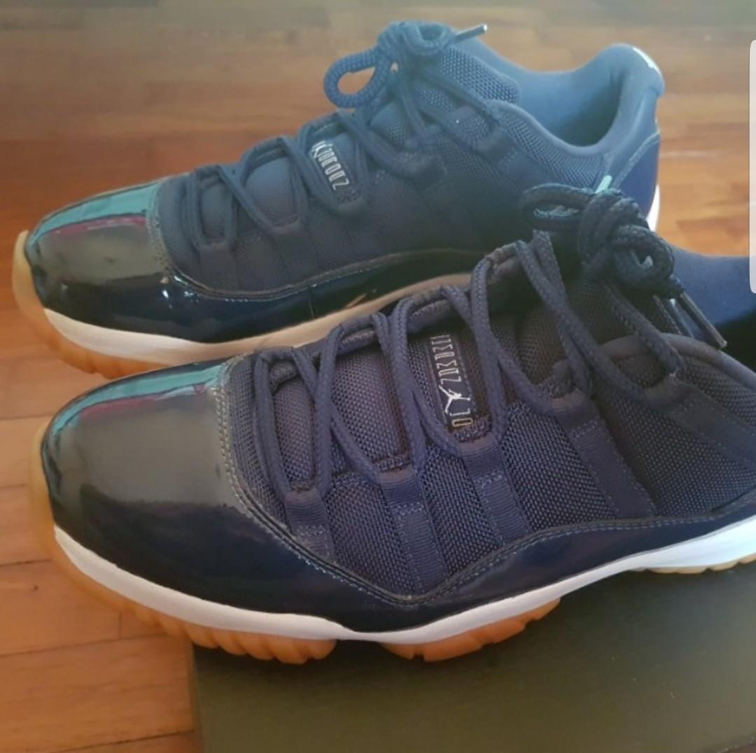jordan 11 navy gum footlocker