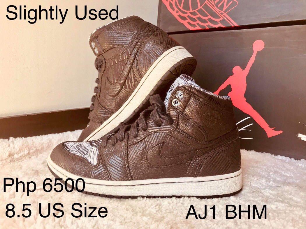 Jordan and Armani shoes