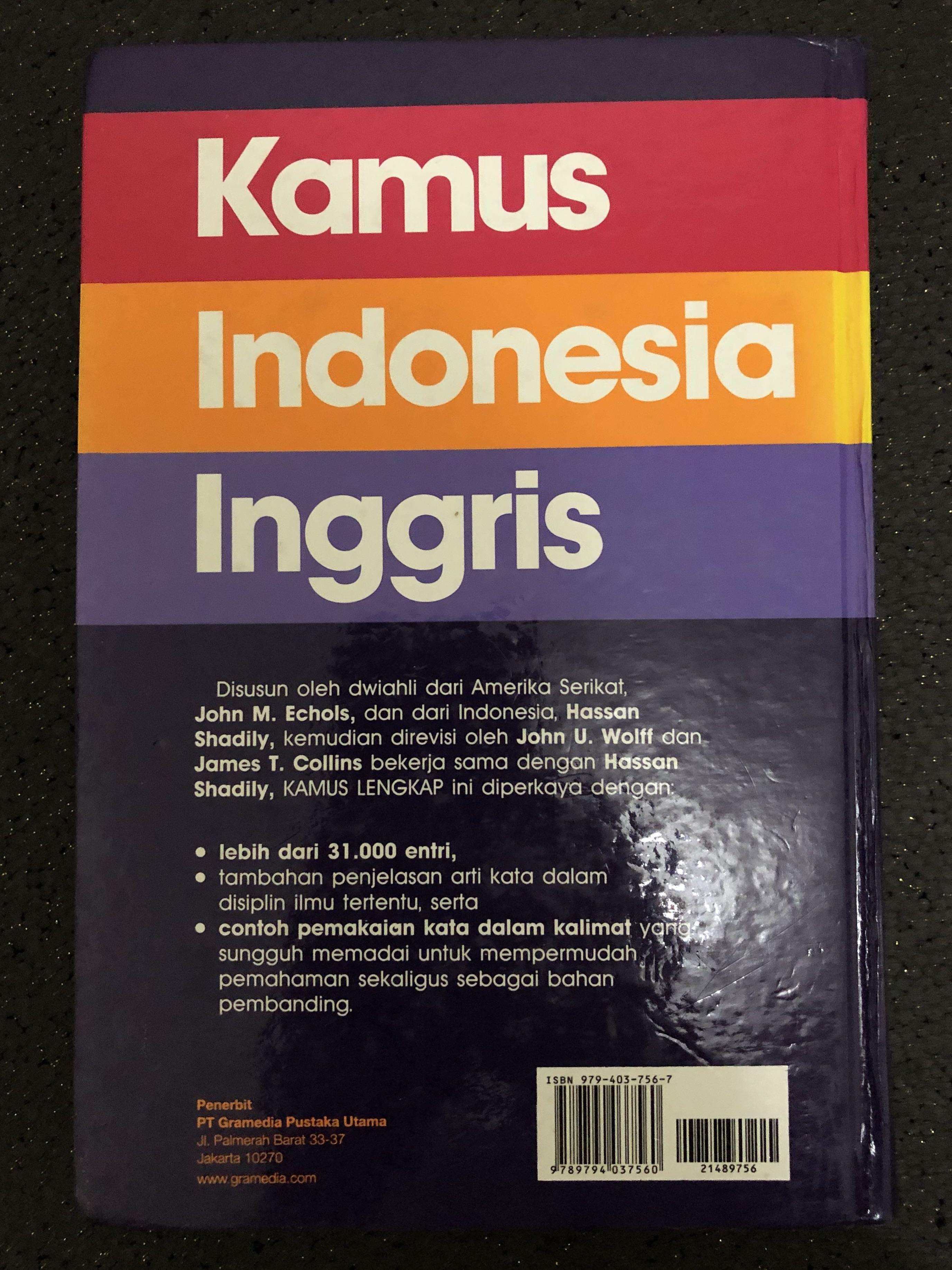 Kamus Bahasa Indonesia Inggris Books Amp Stationery Textbooks On