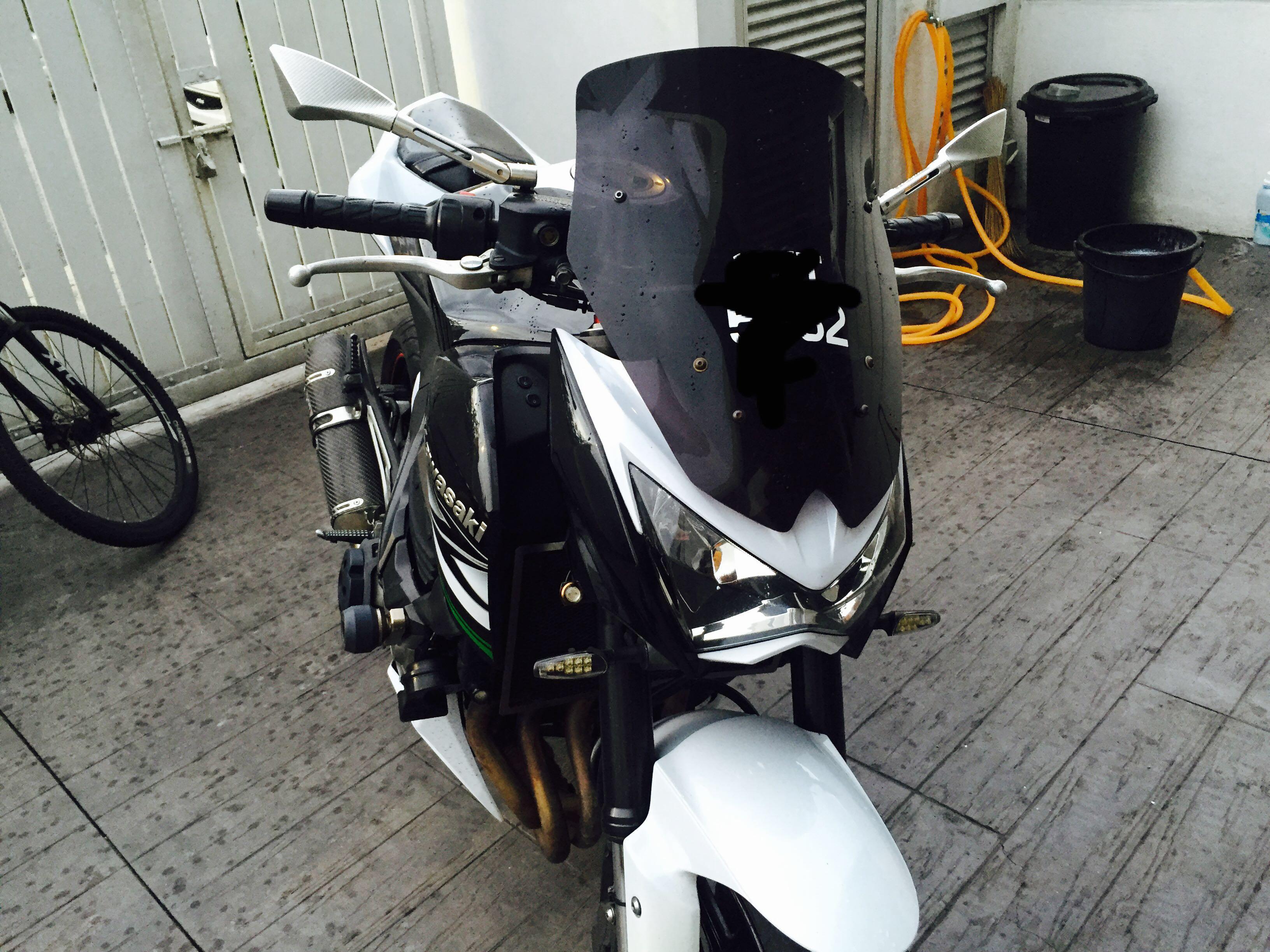 Kawasaki z800 2025 windscreen