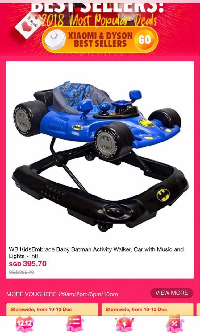 kids embrace batman walker