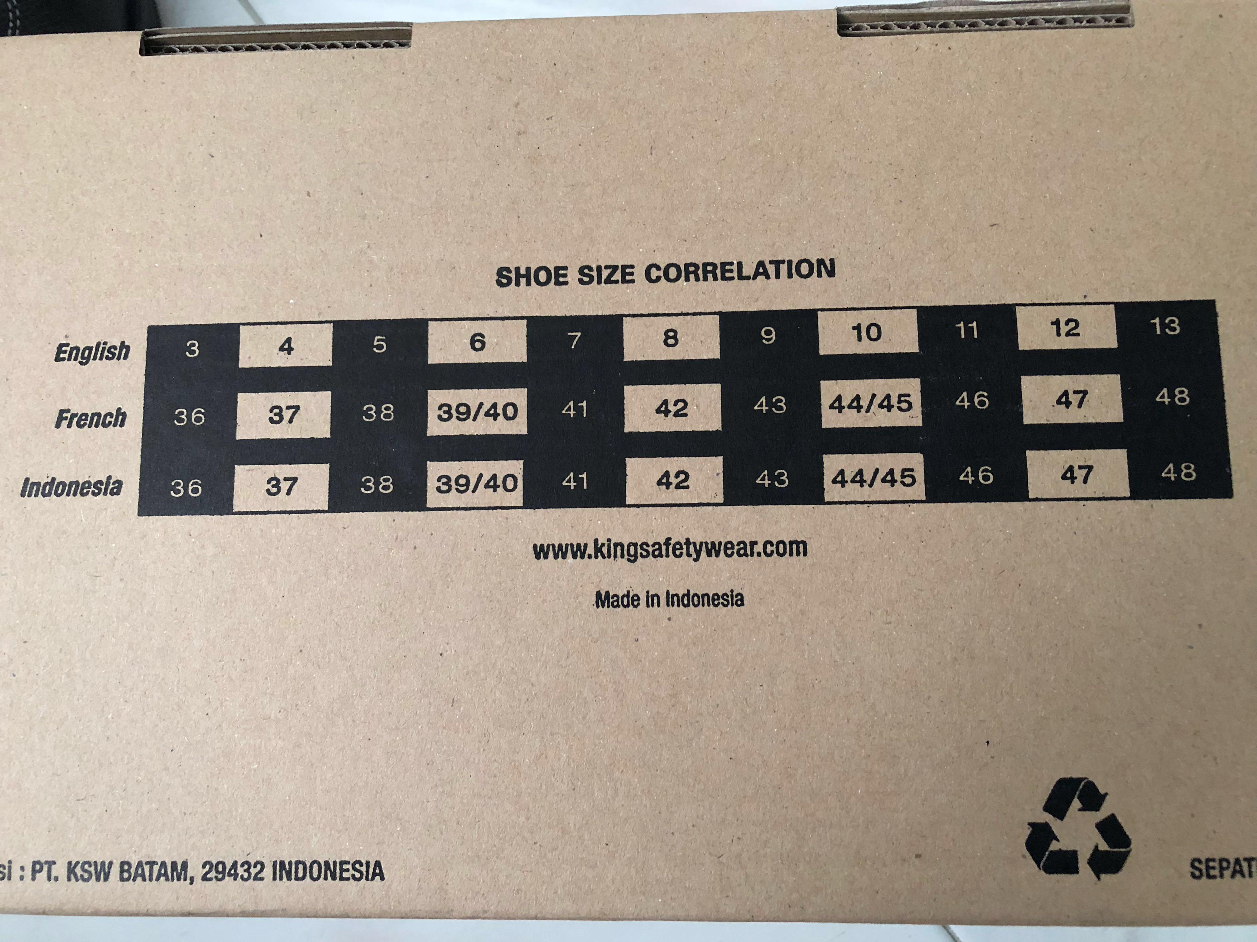 KING’S Safety Shoe (KR7000) Size 7, Men's Fashion, Footwear, Boots on