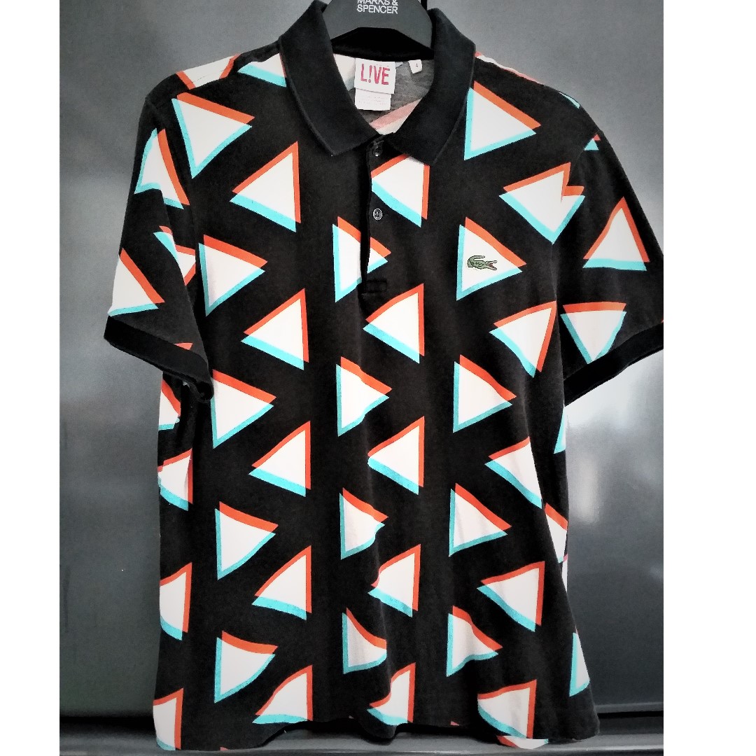 Lacoste L ve 3D Polo Shirt Fesyen Pria Pakaian Atasan di Carousell