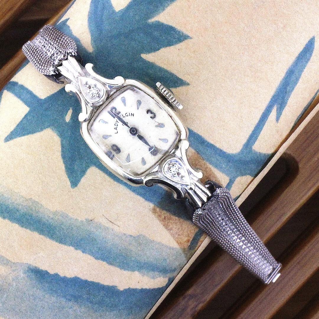 Elgin gold ladies watch outlet