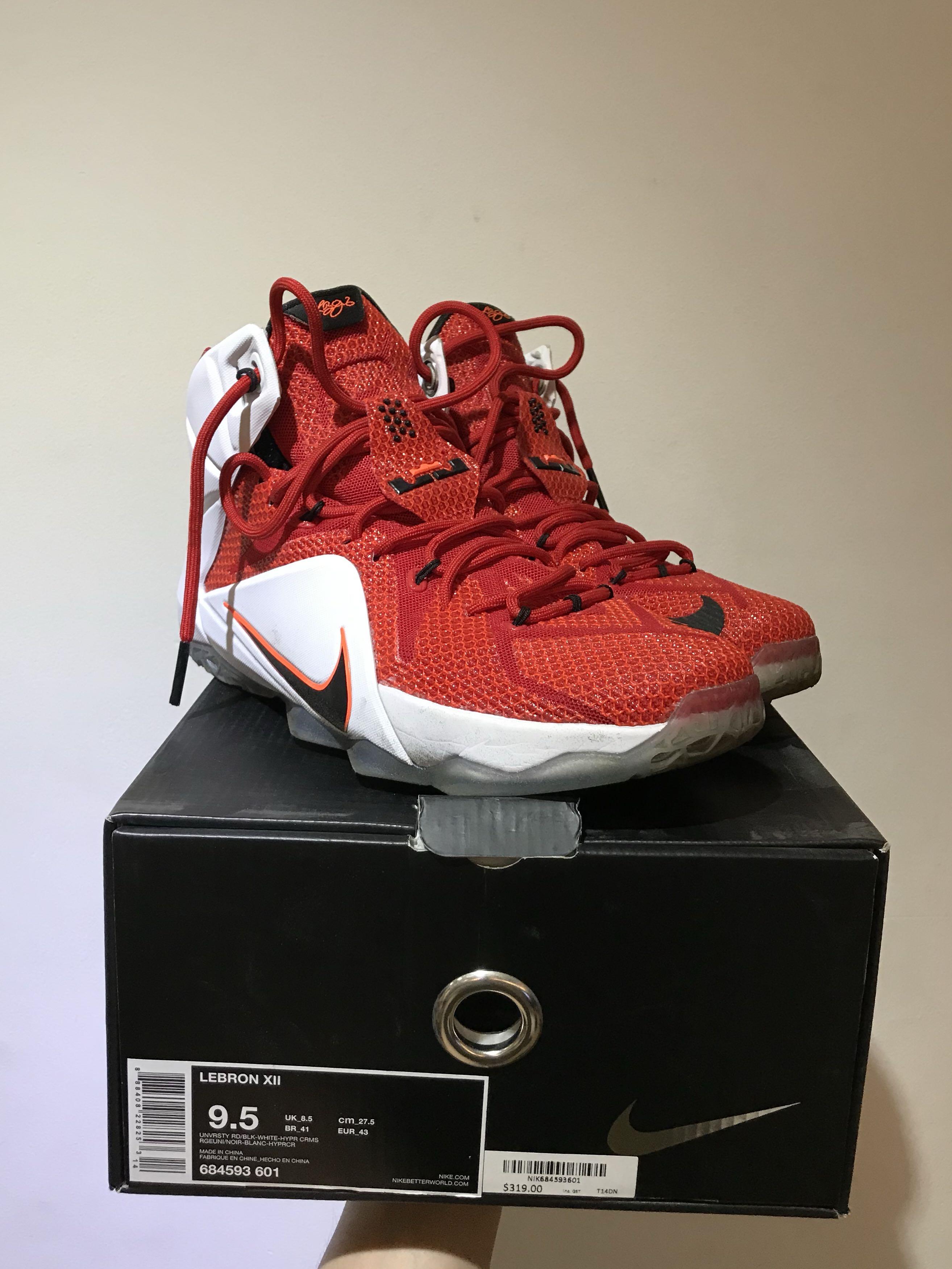 lebron 12 size 8