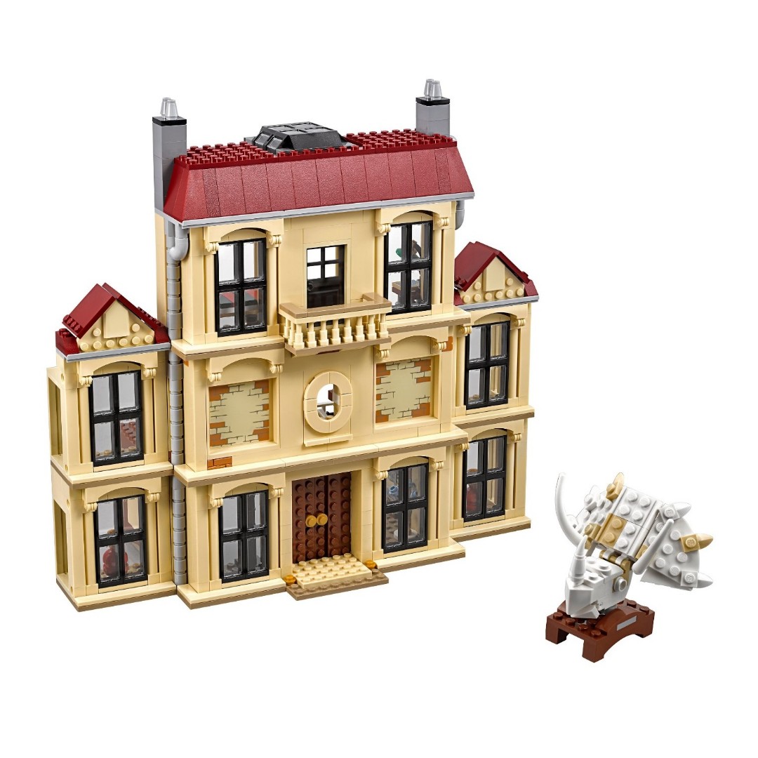 Mansion lego jurassic world hot sale