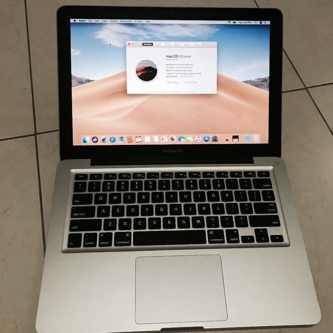 Macbook Pro 13 Inch Mid 12 Electronics Computers Laptops On Carousell