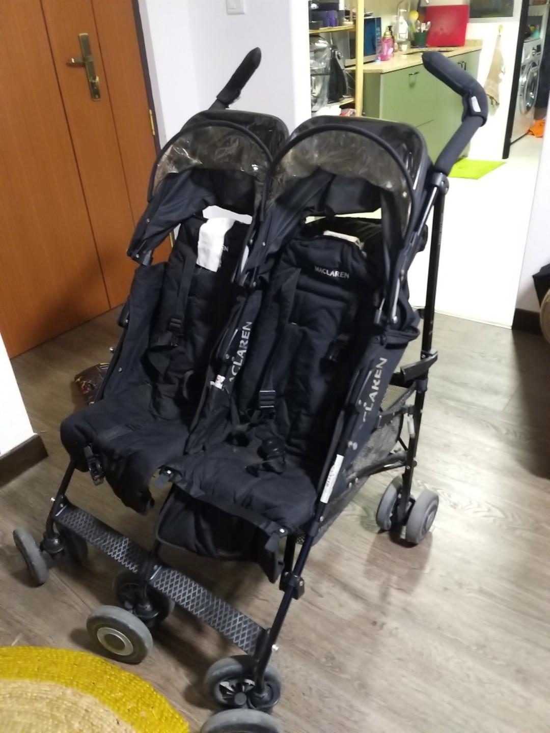 2nd hand twin prams for sale