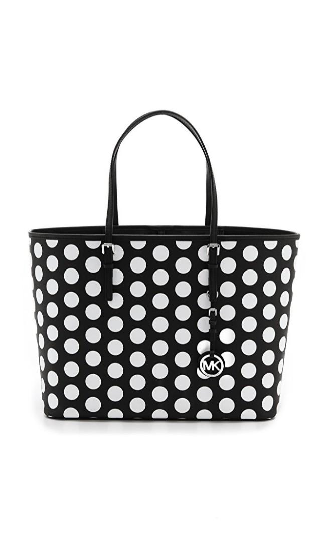 michael kors polka dot bag