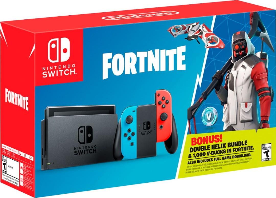 Nintendo Switch Fortnite Double Helix Console Bundle 1000 V Cash Toys Games Video Gaming Video Games On Carousell