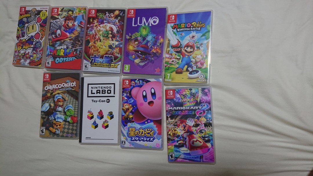 nintendo switch new super mario bros u deluxe and mario tennis aces import region free